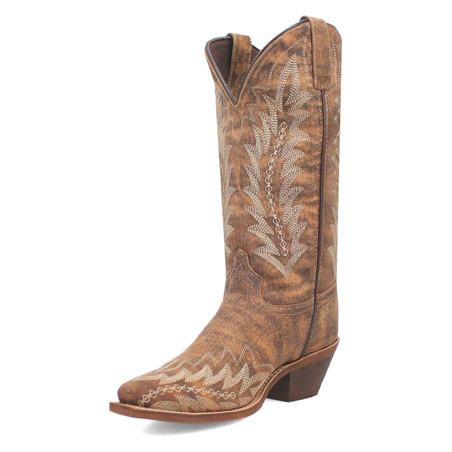 Women's Laredo 52189 12" Emmylee Tan Snip Toe Boot