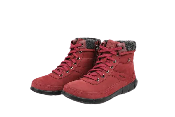 Women's Leather Boots (#3143118_Paris Port Red)