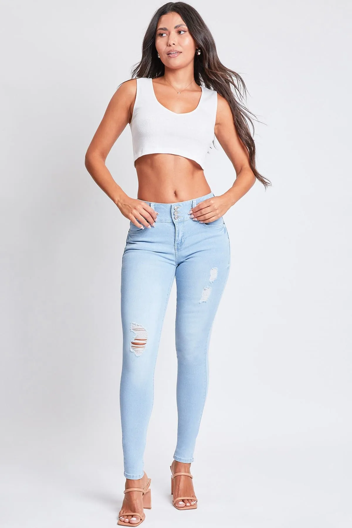 Women's Sustainable Essential Distressed Skinny Jean