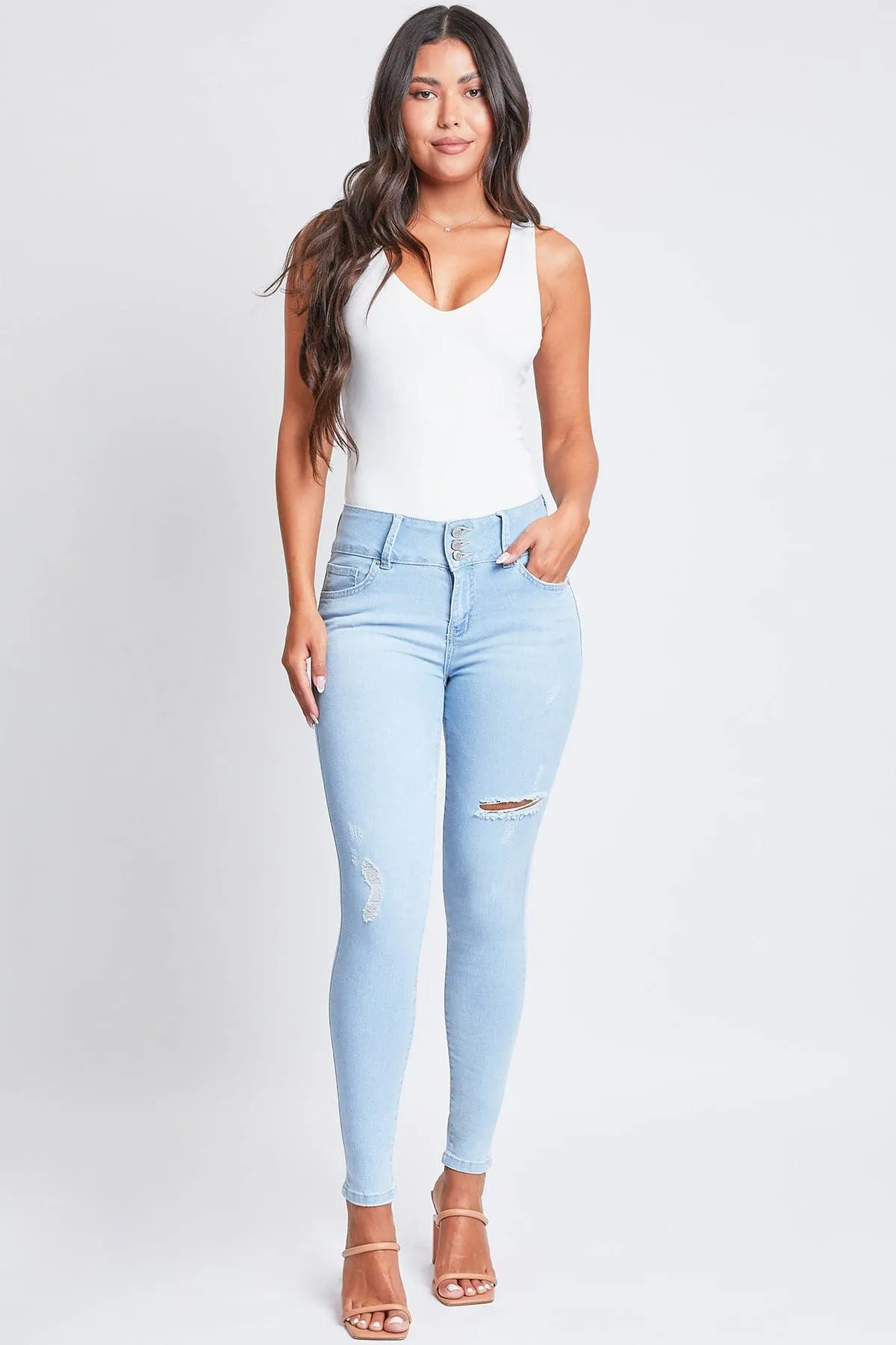 Women's Sustainable Essential Distressed Skinny Jean