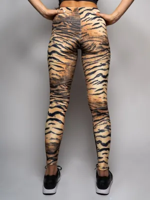 Women's Velvet Leggings | Tiger