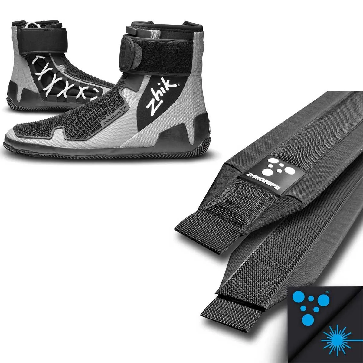 Zhik 560 Sailing Boots with Laser Grip II Hiking Strap